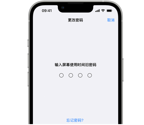 海安iPhone屏幕维修分享iPhone屏幕使用时间密码忘记了怎么办 