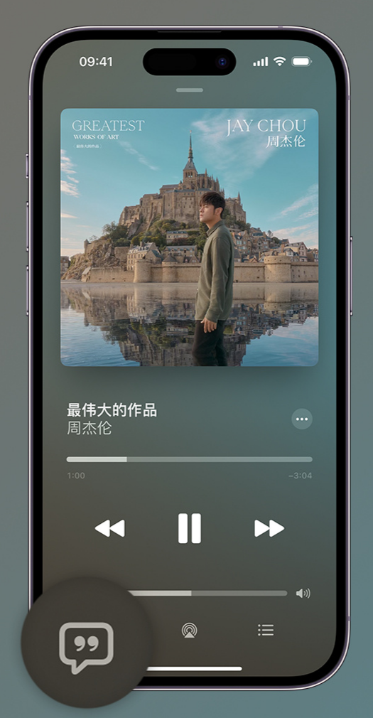 海安iphone维修分享如何在iPhone上使用Apple Music全新唱歌功能 