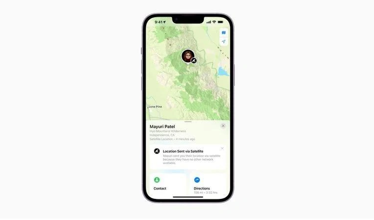 海安苹果14维修分享iPhone14系列中 FindMy功能通过卫星分享位置方法教程 