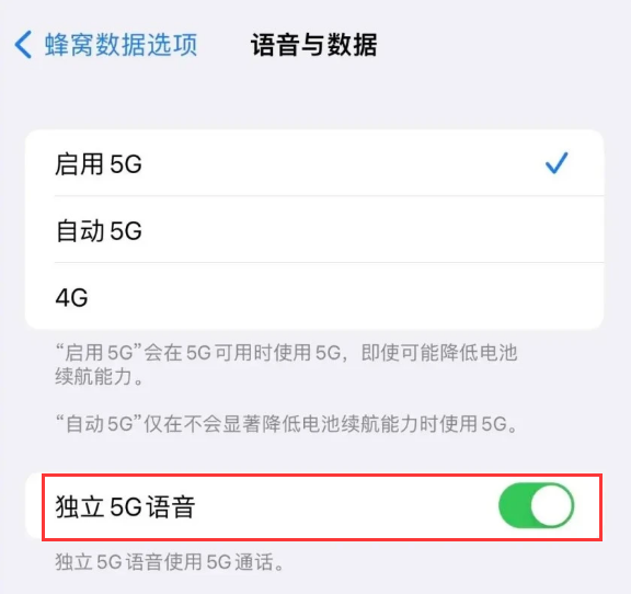 海安苹果14维修分享iPhone 14 Pro如何开启VoNR 
