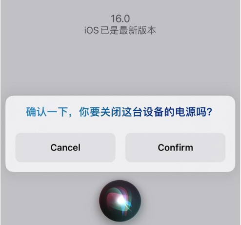海安苹果手机维修分享iOS 16 Beta5为什么要取消Siri语音关机功能 