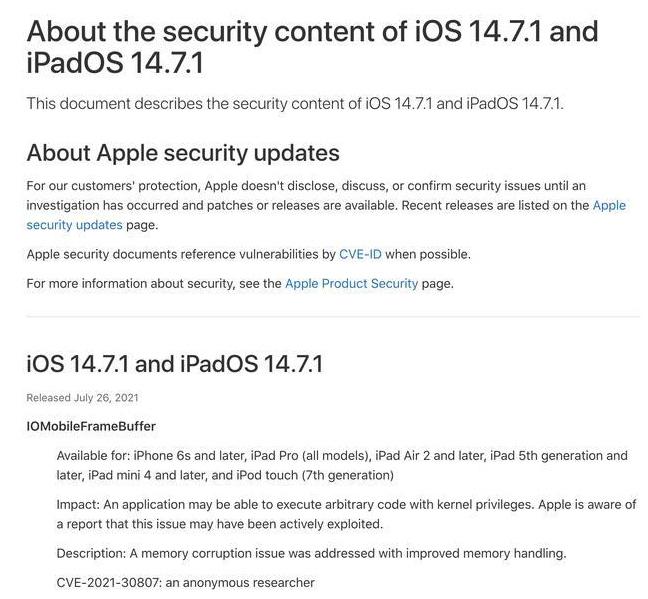 海安苹果手机维修分享iOS 14.7.1 正式版更新内容及升级方法 
